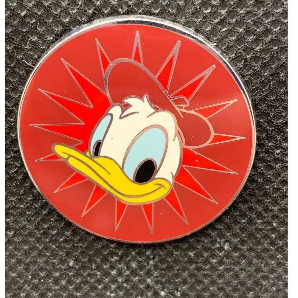 2013 Donald Duck Disney Pin Round Starburst Mystery Pins